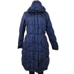 The North Face Women's Navy Blue 550 Down Fill Quilted Parka Puffer Jacket Sz XL